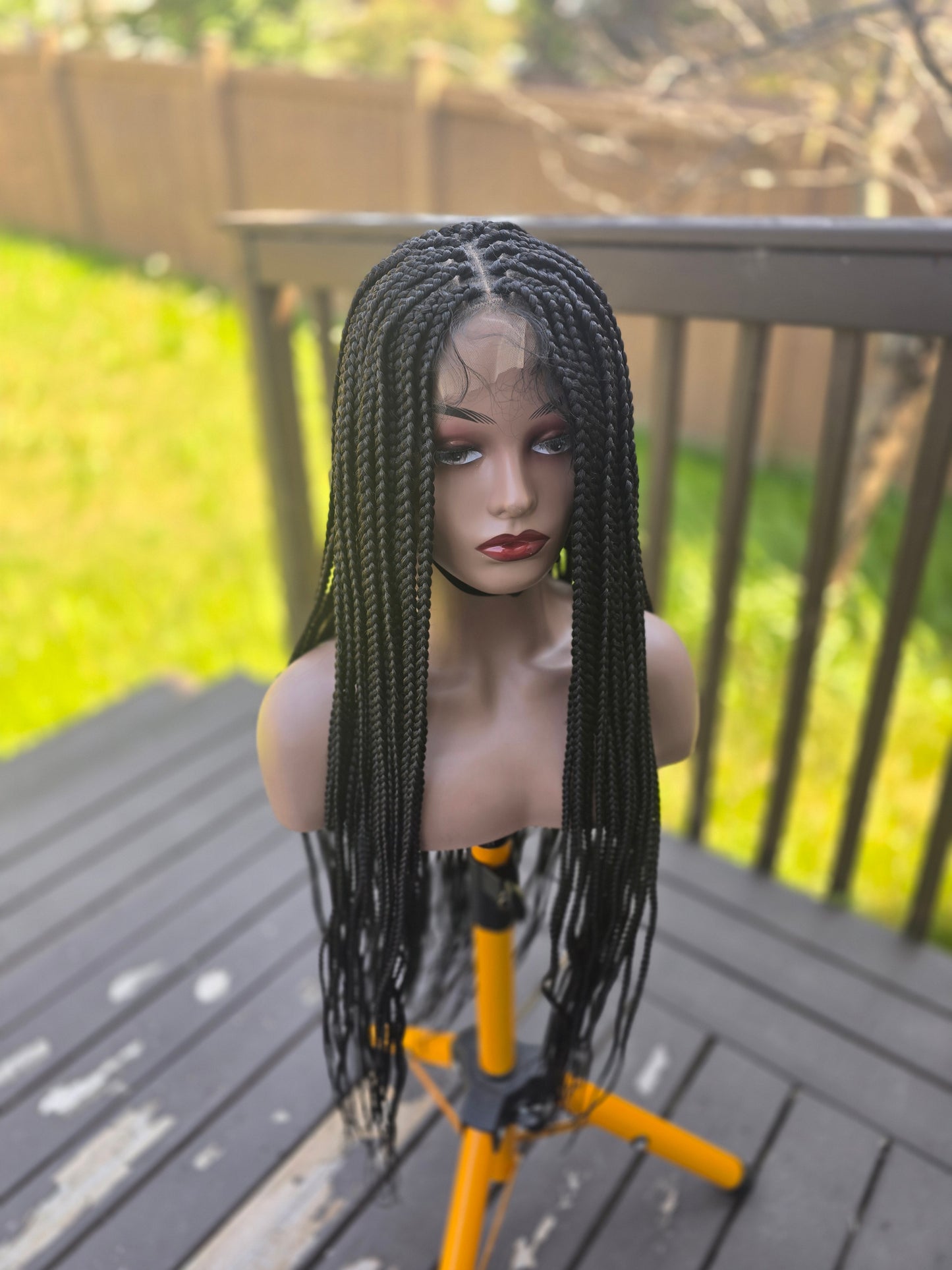 Full Lace Synthetic Box Braid Wig