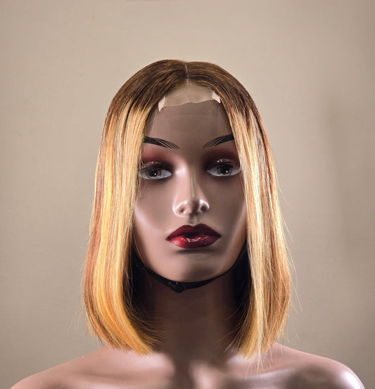 2x6 Glueless Piano Closure Wig 10"