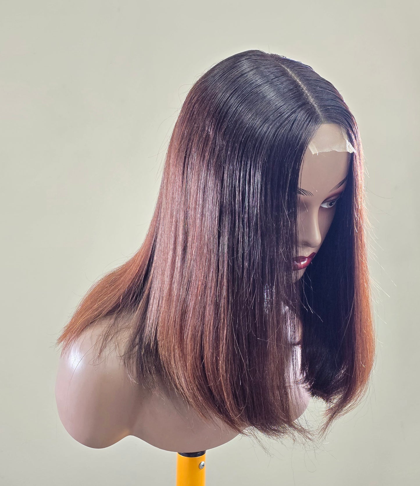 2 x 6 Glueless Ombre Closure Wig 14"