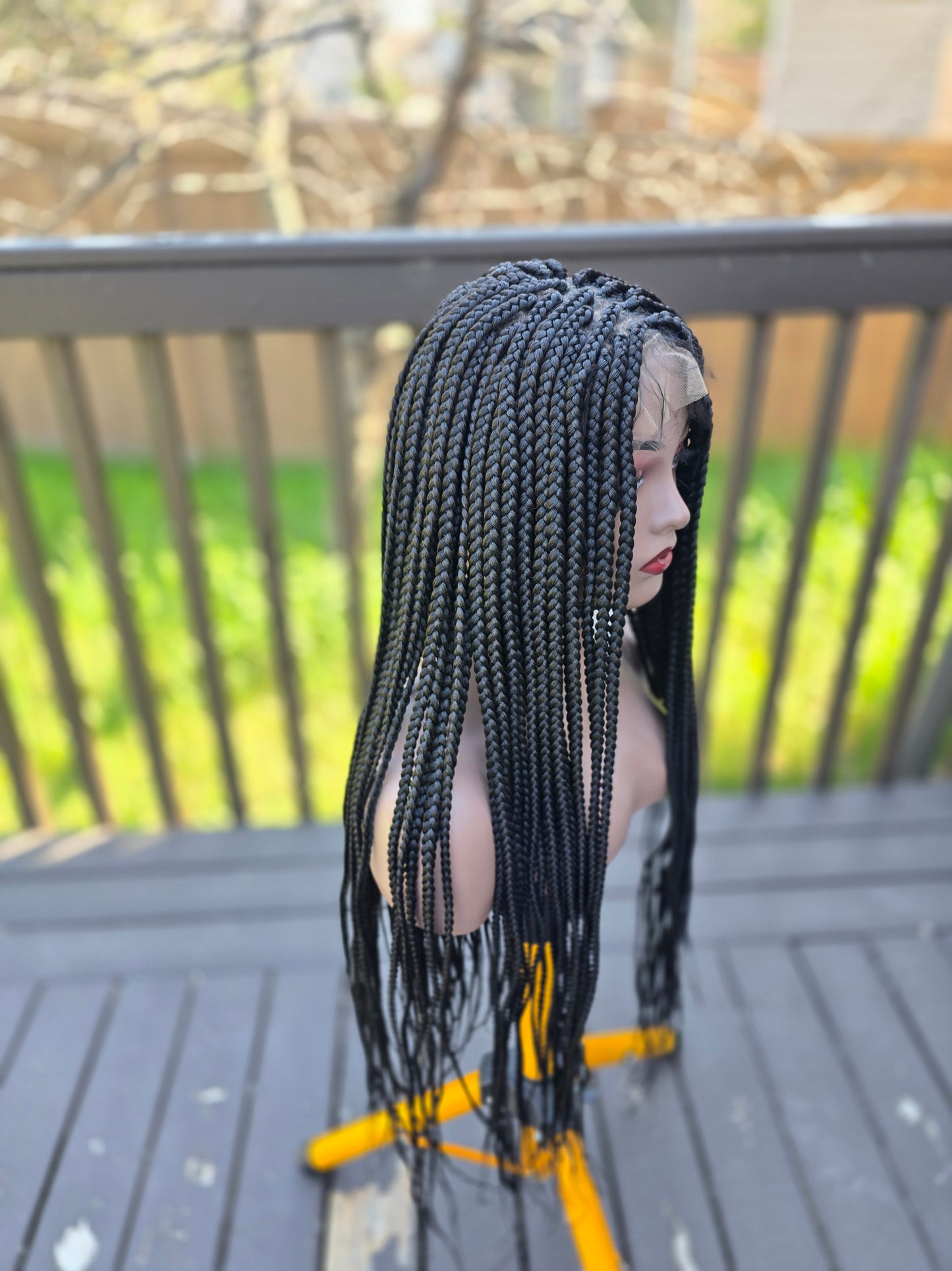 Full Lace Synthetic Box Braid Wig