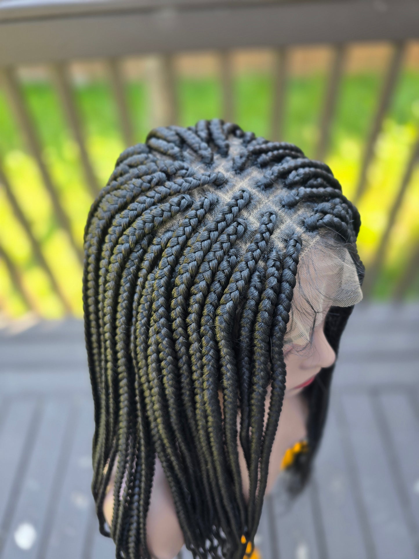 Full Lace Synthetic Box Braid Wig