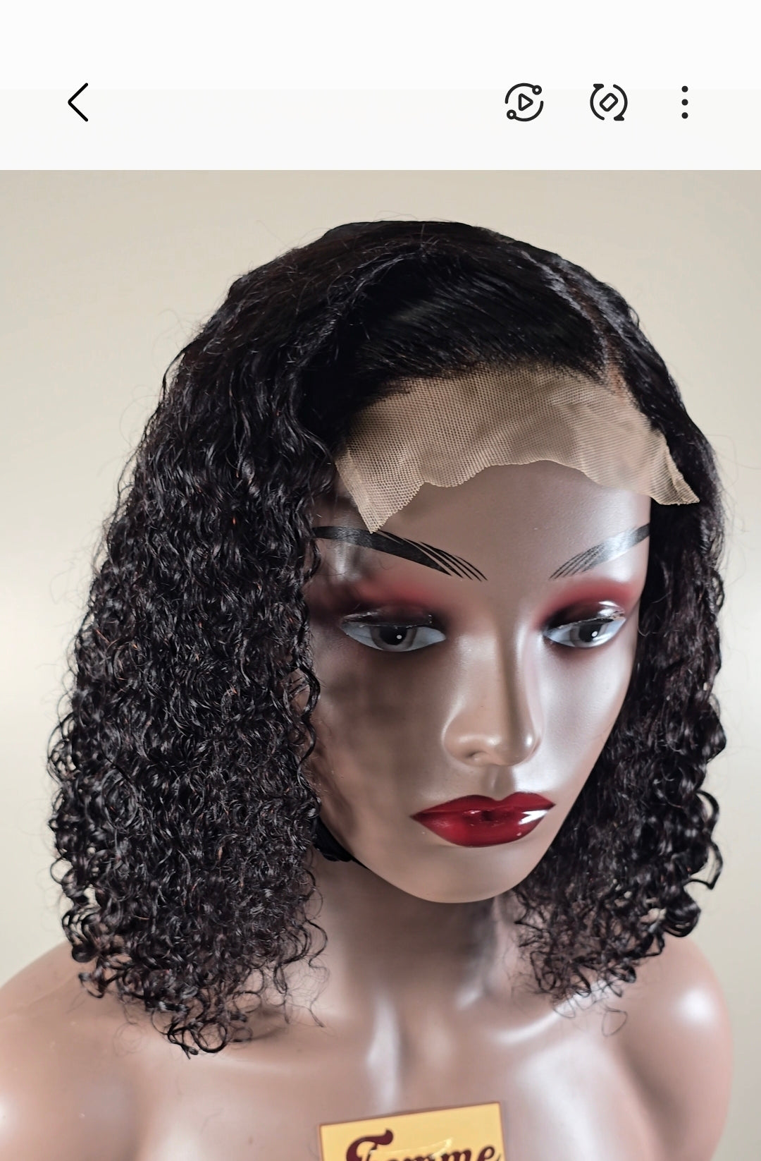 4x4 Closure Lace Curly Hair SDD 14"