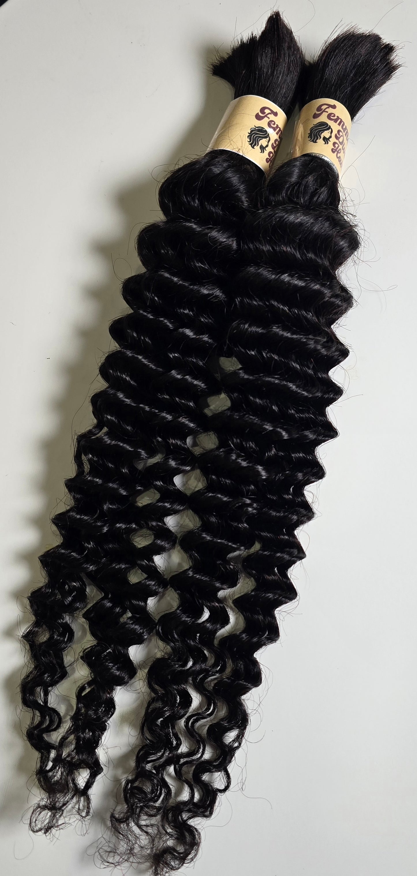 Natural Deep Wave Bulk Hair